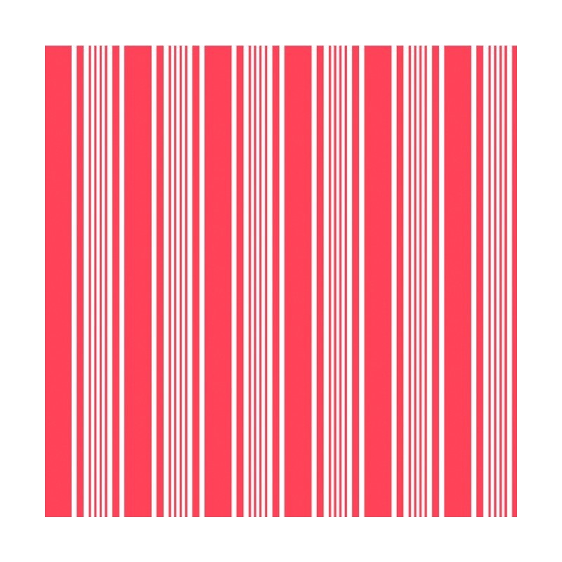 110 MTS X 62 CM ROLLO PAPEL DE SEDA ROJO DECORADO/ ESTAMPADO RAYAS