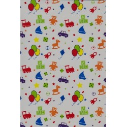 110 Mts x 30 cm  Bobina papel de regalo decorada infantil
