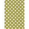 110 Mts x 60 cm Bobina de Papel de Regalo lunares color dorado