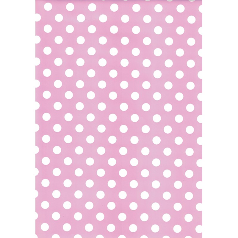 110 Mts x 70 cm Bobina de Papel de Regalo Lunares Lila / Purpura