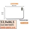 5000 TICKETS PARKING 53.9 x 86.5