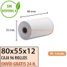 Papel térmico 80x55 al mejor precio Envío Urgente Gratis