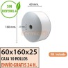 Papel térmico 60x160x25 al mejor precio Envío Urgente Gratis