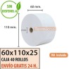 Papel térmico 60x110x25 al mejor precio Envío Urgente Gratis