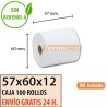 Papel térmico 57x60x12 al mejor precio Envío Urgente Gratis