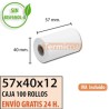 Papel térmico 57x40x12 al mejor precio Envío Urgente Gratis