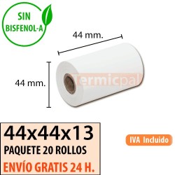 Papel termógrafo 44x44x13 al mejor precio Envío Urgente Gratis