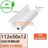 Papel térmico 112x50x12 al mejor precio Envío Urgente Gratis