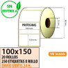 Etiqueta térmica 100x150x25 al mejor precio Envío Urgente Gratis