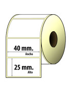 ETIQUETA 40X25